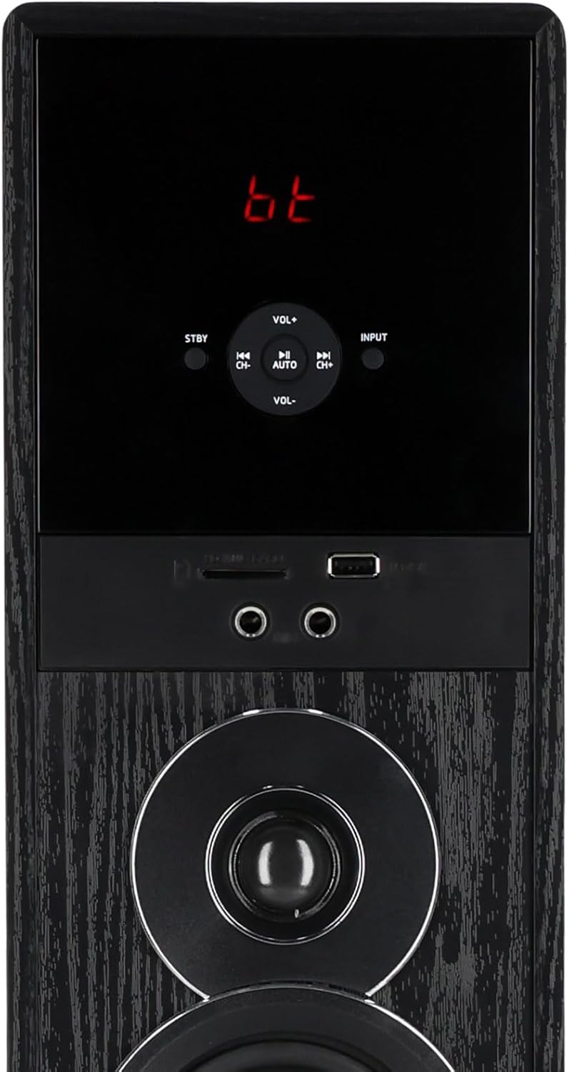 Rockville (1 TM150B Black Powered Home Theater Tower Speakers 10" Sub + Bluetooth Bundle with (1) Mini WiFi Music Player Wireless Audio Streaming Multiroom Stereo Receiver (2 Items) - Image 5