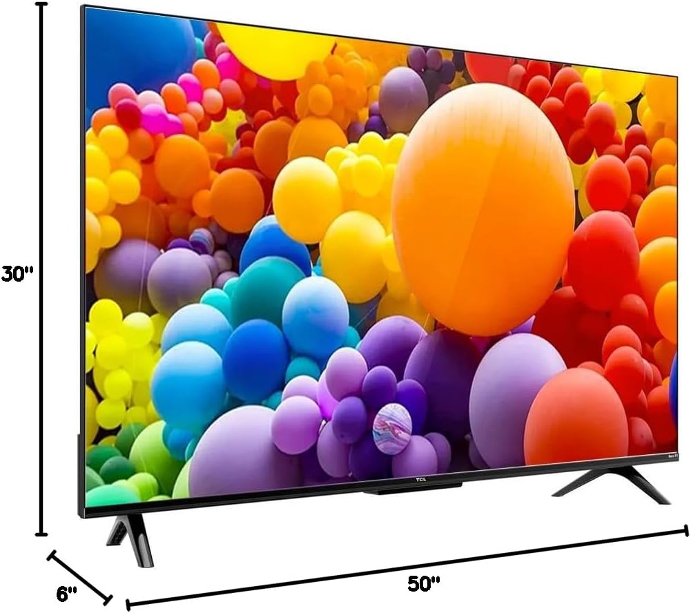 TCL 50-Inch Class 4-Series 4K UHD HDR LED Smart R0ku TV + Wall Mount Works with AIR Play Siri Alexa and Hey Google (Renewed) - Image 6