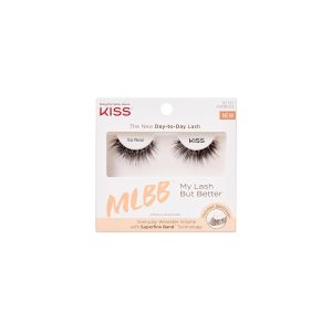 KISS My Lash But Better, False Eyelashes, 'So Real', 12mm, Includes 1 Pair Of Lash, Easy to Apply, Reusable Lash Clusters