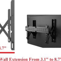 Mount Plus POP-48T Pop Out Video Wall Mount System for 37 to 70" TVs | TV Menu Board | Max VESA 600x400 | Commercial Grade 154 Lbs | Anti-Theft Protection | Full Extension to 8.7" (1 Pack) - Image 3