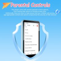 Kids' Smart MP3 Player with Bluetooth and WiFi | 144GB Storage& Android OS | 4" Touch Screen | Spotify Streaming Music&Video Player | App Store | FM Radio | DGTenk Portable Media Player (Blue) - Image 2
