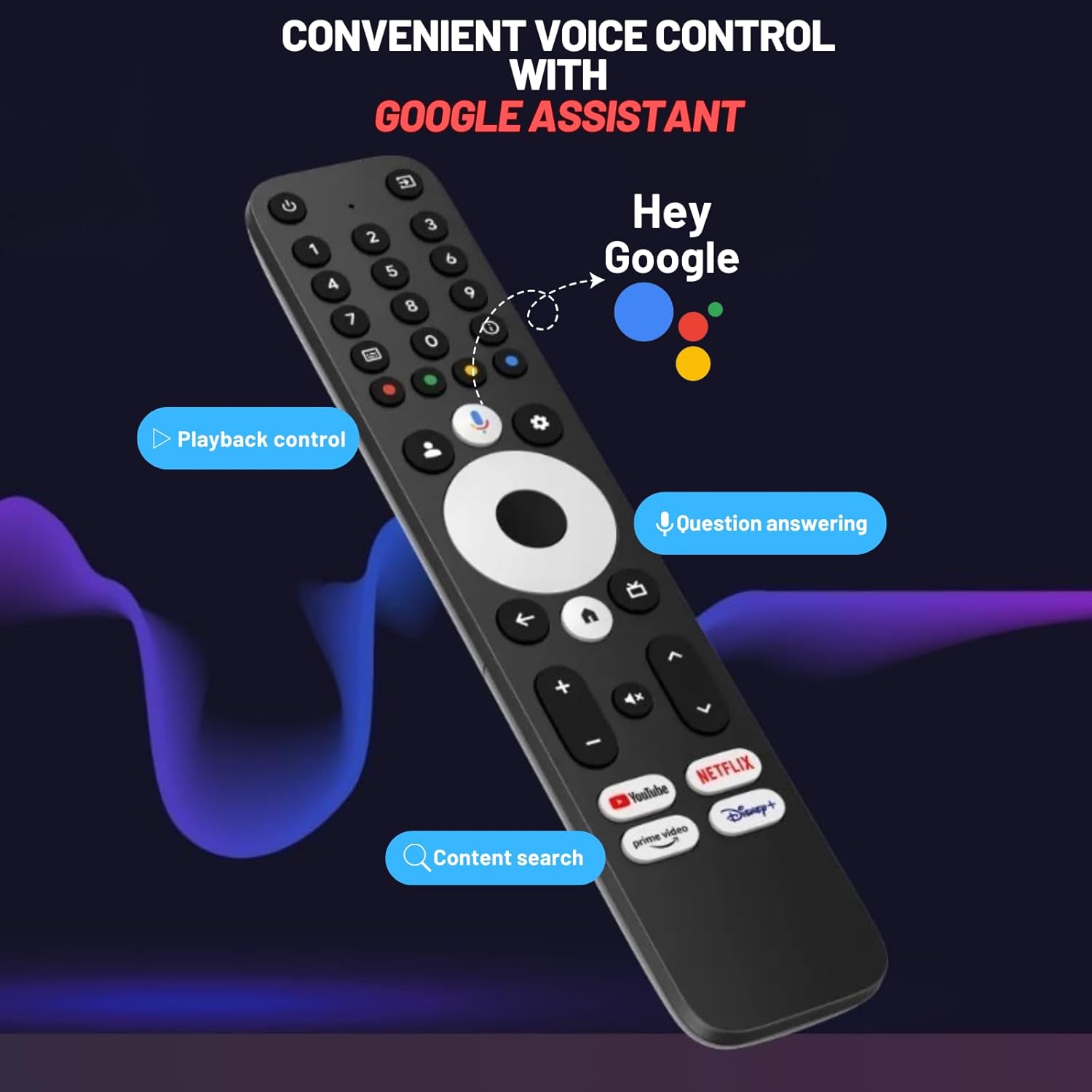 Raxxio MAG555 Google TV Box – 4K HDR Android TV Media Player with Google TV OS, Dual-Band Wi-Fi, Bluetooth 5.0, and Voice Remote with Google Assistant - Image 6