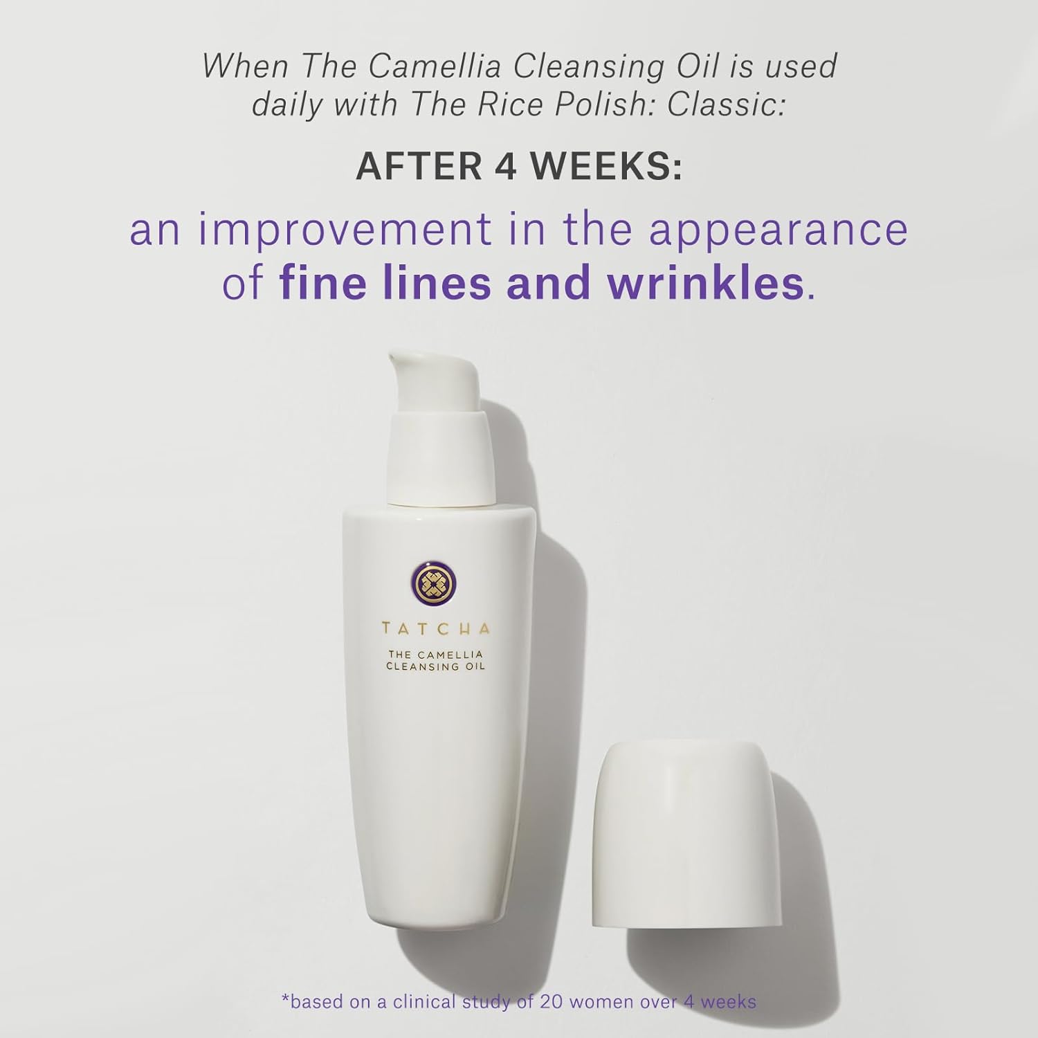 TATCHA Pure One Step Camellia Cleansing Oil | 2 in 1 Makeup Remover Oil & Face Wash | 150 ml / 5.1 oz - Image 3