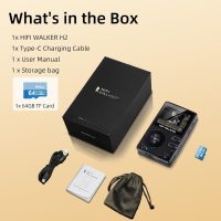 H2 HiFi MP3 Player with Bluetooth, Lossless DSD DAC Flac, High Resolution Music Player, Portable Audio Player with 64 GB Memory Card, Supports up to 512GB - Image 5