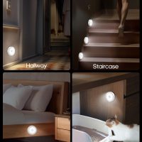 Led Under Cabinet Lighting, Motion Sensor Light Indoor, 1000mAh Puck Lights with IR Remote, Rechargeable Under Counter Lights for Kitchen,Cabinets,Closet,Stairs Indoor (6 Pack) - Image 8