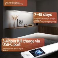 Under Cabinet Motion Sensor Lighting: Dimmable Rechargeable Lights Indoor - Battery Operated Lights - Undercabinet Wireless Closet Light Magnetic Led Light for Kitchen Home Bathroom Counter 5 Pack - Image 5