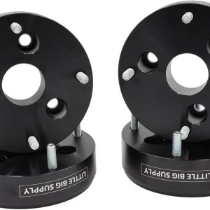 Little Big Supply™ Smart Fortwo Wheel Adapters 4pc Set Staggered 2” Front 2.25” Rear Chamfered Spacers 3x112 to 4x156 450/451 (2006-2015)