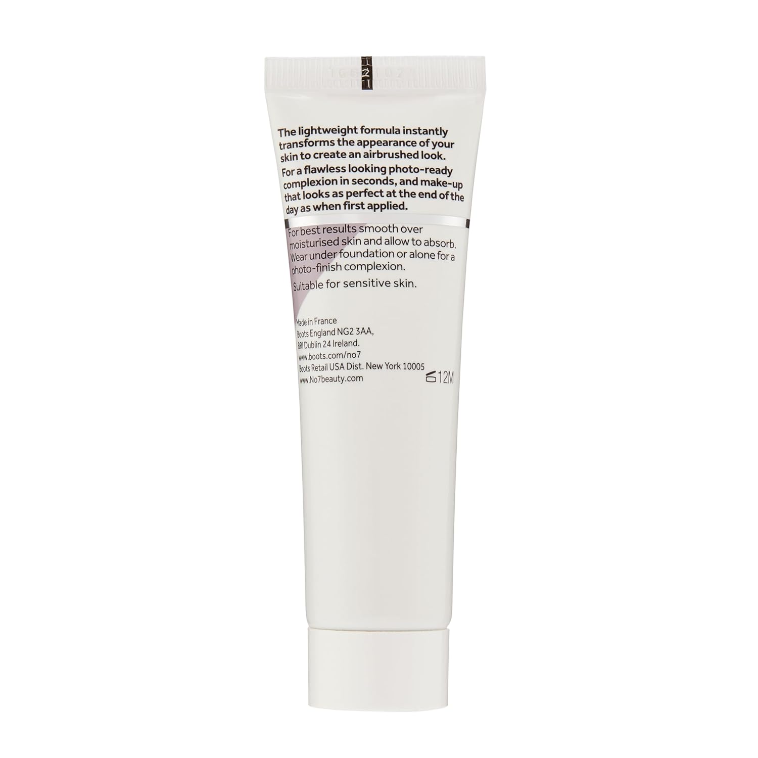 No7 Airbrush Away Face Primer - Hydrating Makeup Primer with Hyaluronic Acid - Helps to Smooth the Appearance of Fine Lines & Wrinkles for Seamless Makeup Application (30ml) - Image 5