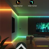 Govee RGBIC LED Strip Lights 32.8ft with Covers, Smart Lights Work with Alexa and Google Assistant, LED Diffuser Channel with LED Lights for Bedroom, Skirting Lines, Studio, Cabinet - Image 4
