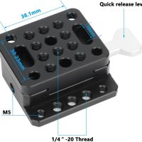CAMVATE V Lock Mount Kit Compatible for AMPS Hole Accessories(3 AMPS Hole)-3773 - Image 4