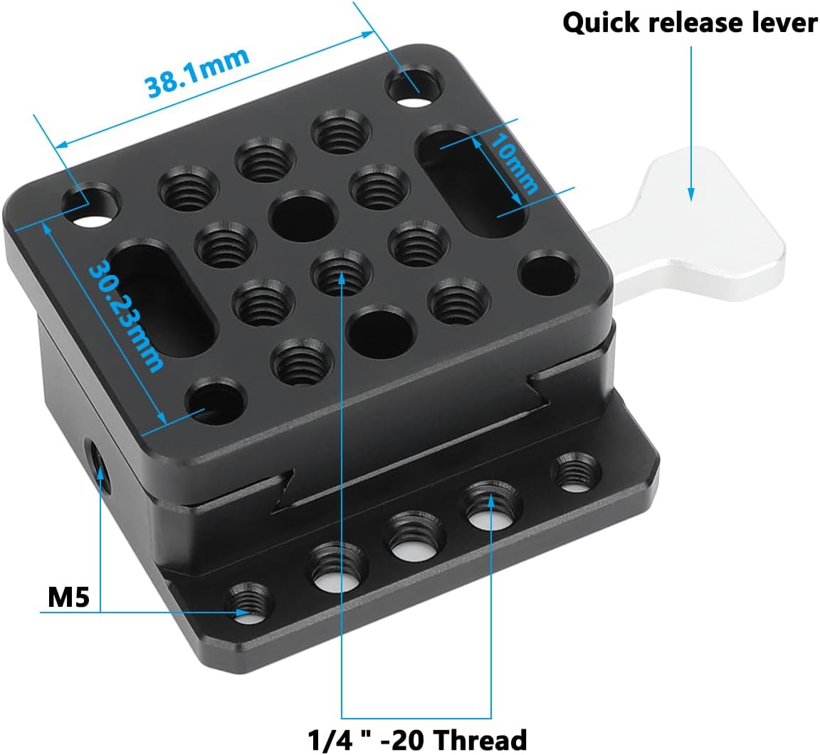 CAMVATE V Lock Mount Kit Compatible for AMPS Hole Accessories(3 AMPS Hole)-3773 - Image 4