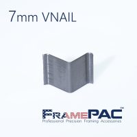V Nails for Picture Frames Hardwood 7mm (1/4 Inch) [400 V-Nail Pack, Loose] - (for use in Manual V Nailer for Picture Framing, Hand V Nailer for Picture Frames, Manual Picture Frame Joiner) - Image 3