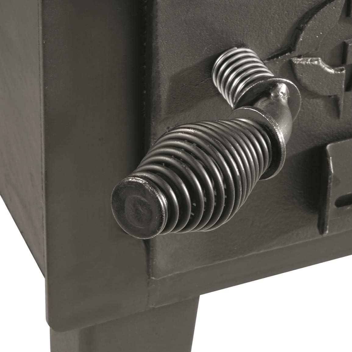 Guide Gear Outdoor Wood Burning Stove; Portable with Chimney Pipe for Cooking and Camping - Image 7