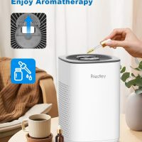 Priestley Small Air Purifiers for Home Bedroom Dorm Office Desktop, 20dB Quiet 3-in-1 HEPA Air Purifier with Essential Oil Diffuser, Air Filters Smoke, Allergies, Pet Dander, Odor, Dust - Image 3