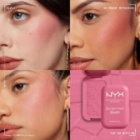 NYX PROFESSIONAL MAKEUP Buttermelt Powder Blush, Fade and Transfer-Resistant Blush, Up to 12HR Make Up Wear, Vegan Formula - For The Butta - Image 6