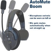EARTEC UL4S Ultralite-HD 4-Person Full Duplex Wireless Intercom Headset Communication System, Single Ear Headsets, Up to 1000ft Range, U.S. Company - Image 3