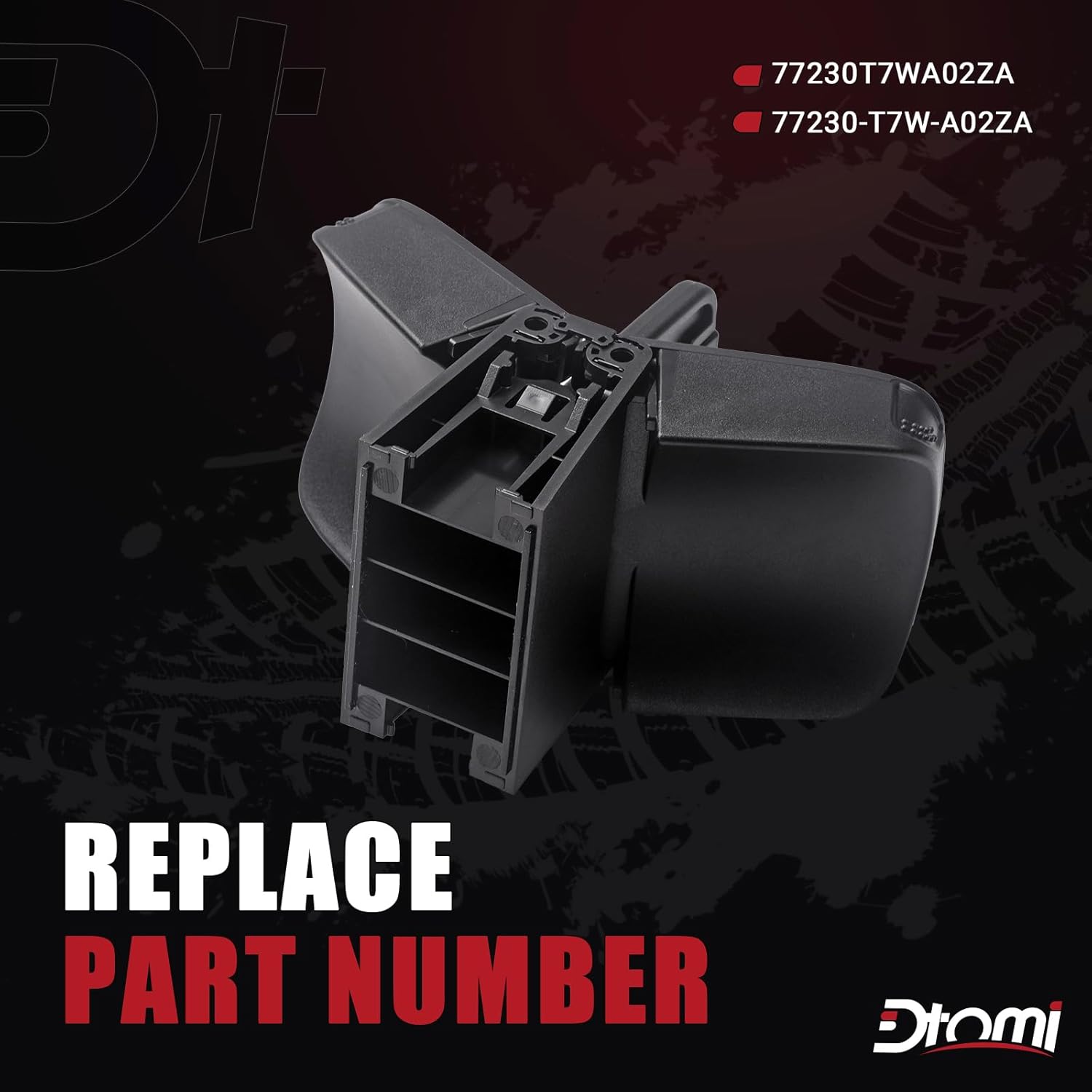 Cup Holder Insert Compatible with Honda Vehicle HRV HR-V 2016 2017 2018 Replaces# 77230-T7W-A02ZA, 77230T7WA02ZA - Image 2