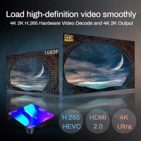 Android TV Box 11, RK3318 USB 3.0 Ultra HD 4K HDR 4GB RAM 64GB ROM 2.4G 5.8G Dual Band WiFi with BT 4.1 WiFi 100M Ethernet with Backlit Mini Keyboard Set Top TV Box - Image 4