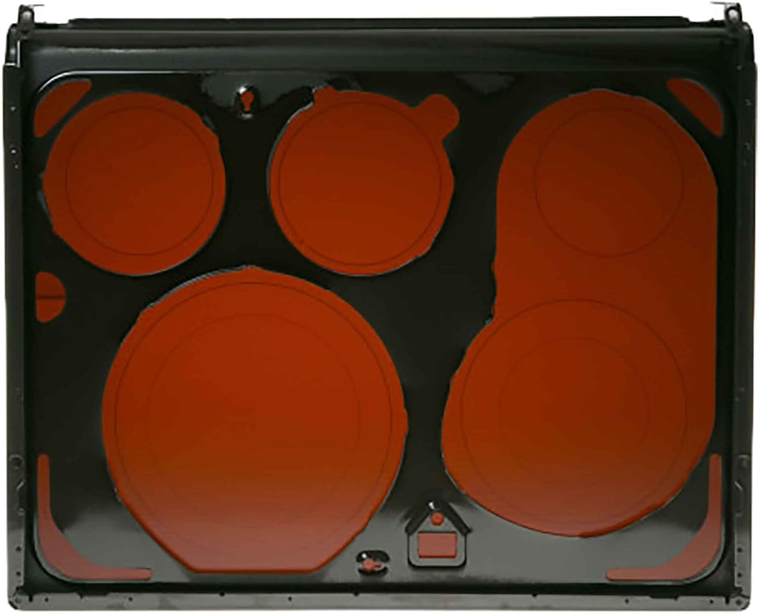 GE WB62X25972, Black Range Main Top, Glass Cooktop - Image 2