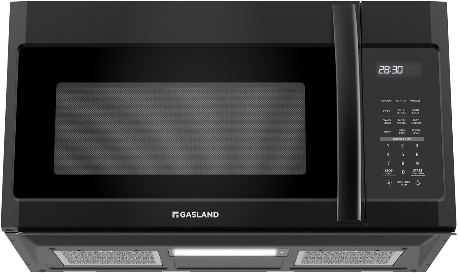GASLAND Over the Stove Microwave 30 Inch, 1.9 Cu.ft. Over the Range Microwave with 11 Power Levels, One Touch Cooking, 400 CFM,1000W, LED, Turntable, Sensor Cook, Over Stove Microwave Oven, Black - Image 9