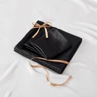 BEDELITE Satin Sheets Queen Size Bed Set, Luxury Soft Black Silky Sheets for Hair and Skin, Similar to Silk Bed Sheets Set 4 Pieces with 1 Deep Pocket Fitted Sheet, 1 Flat Sheet, and 2 Pillowcases - Image 7