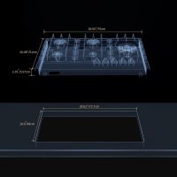 Empava Gas Cooktop 30 Inch, 5 SABAF Sealed Burners Made in Italy, Stove Top Bulit-in Ion Flame Ignition, NG/LPG Convertible CSA Approved, Stainless Steel, Ideal for Kitchens,Apartments - Image 7