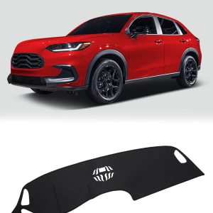 FIILINES Dash Cover for Honda HR-V 2023-2026 HRV, Dashboard Mat HRV Accessories Mesh Dash Mat Sunshade Nonslip Protector No Glare Black