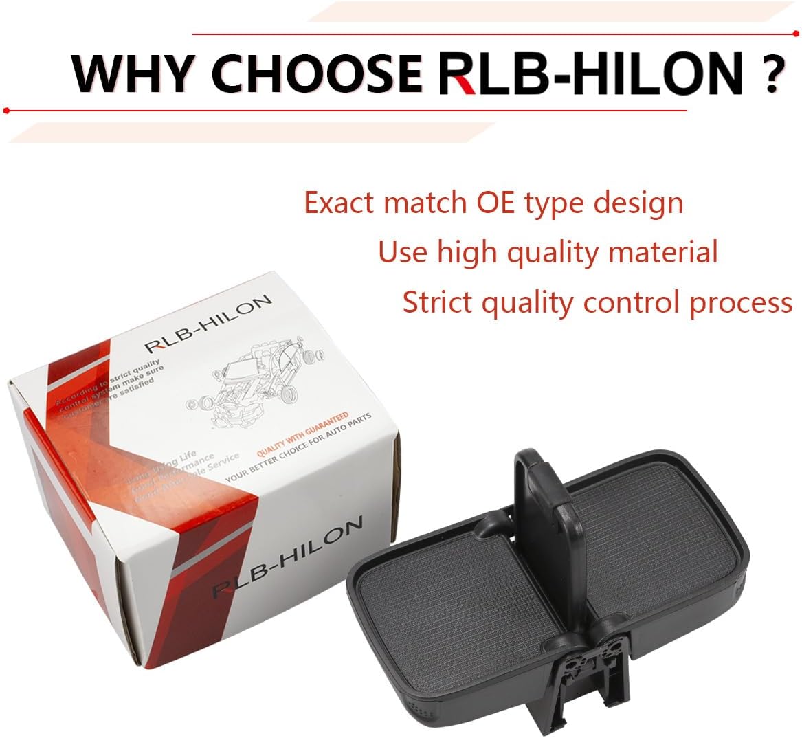 RLB-HILON Cup Holder Insert Compatible with Honda HRV HR-V 2016 2017 2018 Year, for 77230-T7W-A02ZA - Image 6