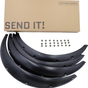 Little Big Supply™ Bolt-On Fender Flare Set for Smart Fortwo with Stainless Steel Hardware (2005-2015 and 2016+) (451, 453) - Front and Back