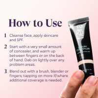 Fièra Luxury Concealer & Foundation with Anti-Aging Ingredients - Full Coverage for Dark Circles, Wrinkles, Fine Lines, and Spots, All-Day Wear For Mature Skin - Neutral Beige, 0.5 FL. OZ. / 15 ML - Image 5