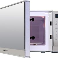 Total Chef 0.7 Cu Ft Microwave Oven - Stainless Steel Compact Style Microondas, Smart Countertop Kitchen Appliance With Digital Touch Use, Pre-Set Function, 10" Turntable, Easy To Use Horno, 700 watt - Image 9