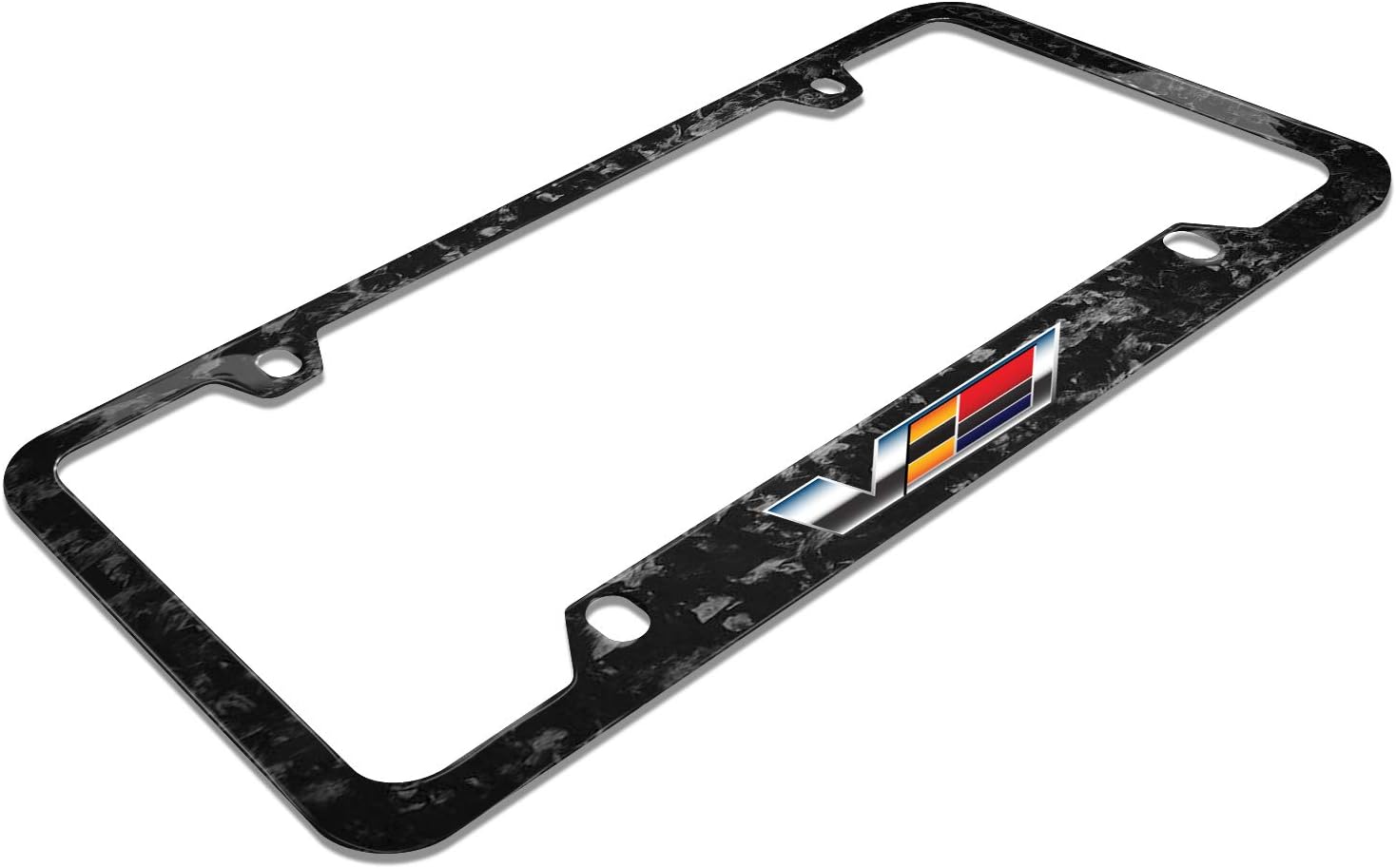 iPick Image for - Cadillac V Logo Real Black Forged Carbon Fiber 50 States License Plate Frame - Image 3