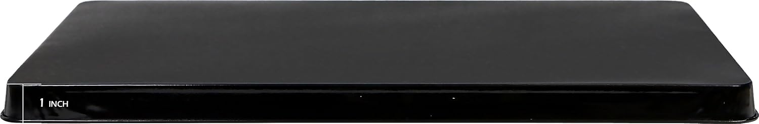 Reston Lloyd Rectangular Stove Burner Covers, Set of 2, Black - Image 2