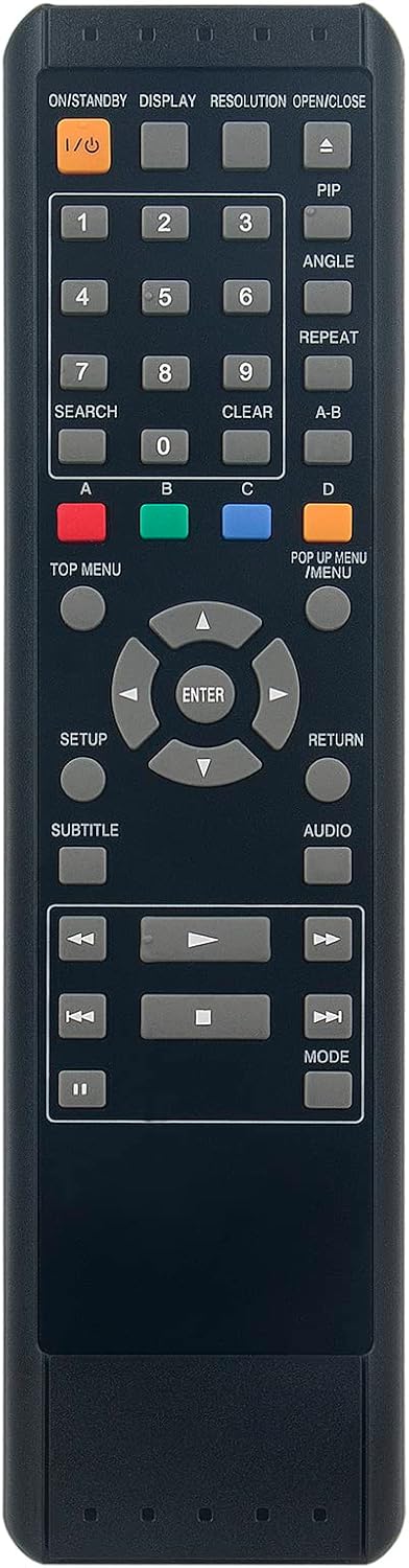 Beyution RC-730DV Replace Remote Control fit for Onkyo Blu-ray Disc Player BD-SP807 DV-BD507 DV-BD606 DV-BD606B DVBD606B DVBD507 BDSP807 DVBD606 Sub RC-732DV Remote
