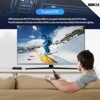 Android tv Box 10.0, H616 Quad-core 4GB RAM 128GB ROM Smart Android Box,Support 6K,3D,2.4G/5.0GHz Dual WiFi,10/100M Ethernet,Bluetooth 5.0,HDMI 2.0,H.265 Media Player - Image 4