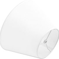 Small White Lamp Shade for Table Lamps, 6" Top x 10" Bottom x 7" High Lamp Shade, White Modern Fabric Lampshade, Replaceable Spider Fitter Home Decor Shade - Image 2
