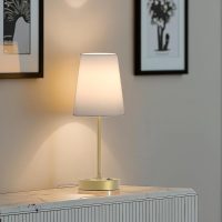 Bedside Table Lamp for Bedroom, 3-Way Dimmable Lamp with AC Outlet and USB C Charging Ports(PD 20W), Lamps with Shade for Night Stands, Living Room, Desk, and Home Office - Image 7