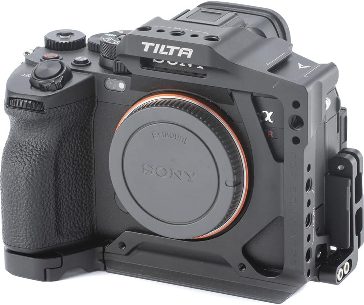 Tilta Half Camera Cage Compatible with Sony a7R V, with Mount Accessories via Cold Shoe and 1/4"-20 Threads with Locating Pins | TA-T46-HCC (Titanium Gray) - Image 4