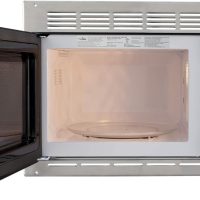 RV Stainless Steel Microwave Oven with Turntable - 1.0 Cu. Ft. Capacity | Includes Trim Kit for Easy Installation & Stylish Finish - Image 3