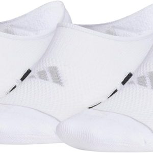 adidas Men's All Day Training Super No Show Socks sport performance liner height socks for running (3-Pair)