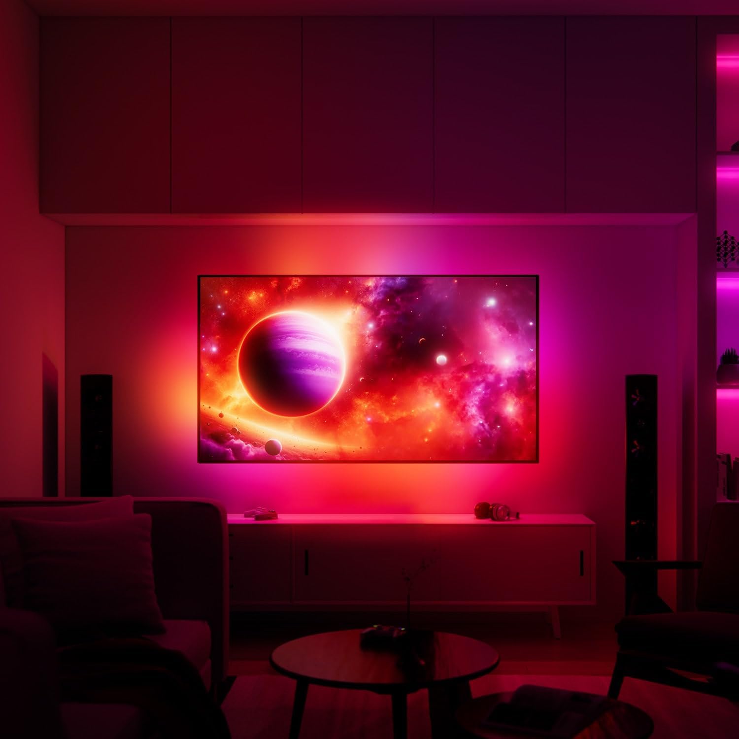 Fancy Sync Box Ambient TV Backlighting Syncing Box HDMI 2.0 All TV Sizes Fancyleds (70" to 90") - Image 8