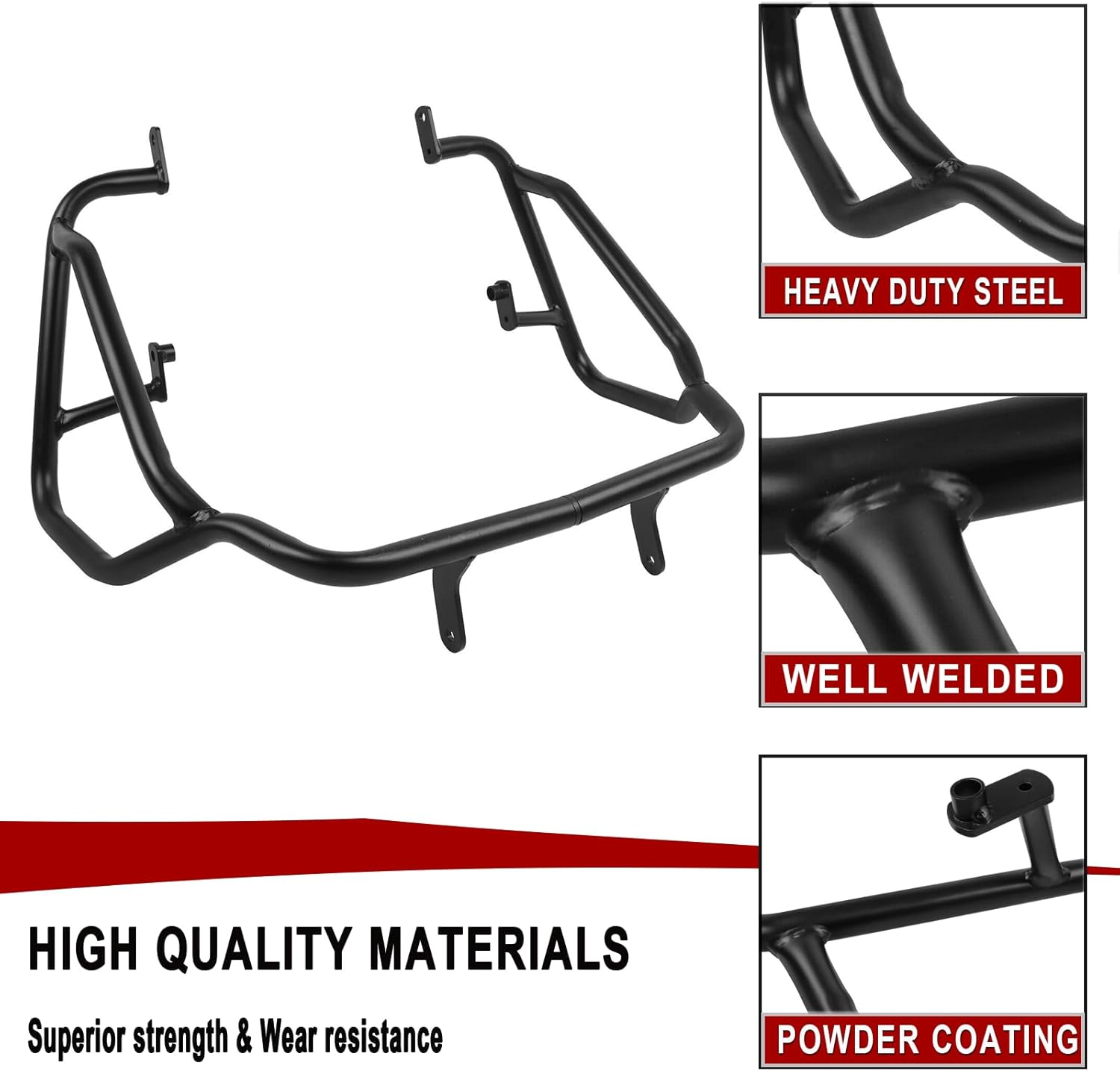 Crash Bars Engine Guard Replacement for Suzuki V-Strom 800 DL800 DE DL800DE 2023 2024 2025 Saddlebag Guard (Upper) - Image 3