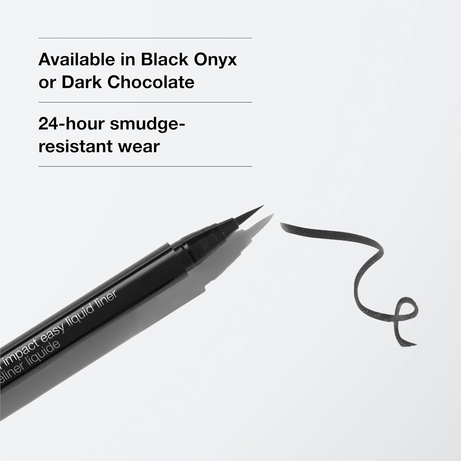 Clinique High Impact Easy Liquid Eyeliner | Waterproof, Long Lasting, Smudge Resistant + Safe For Sensitive Eyes - Image 4