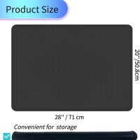 Electric Stove Top Protector Cover - Upgraded Silicone 28"x20" Stovetop Cooktop Oven Burner Mat for Glass RV Induction Countertop Protector - Black - Image 2