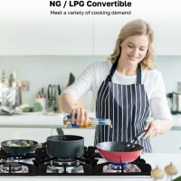 ThermoMate Light 30 Inch Gas Cooktop, Built In Gas Rangetop with 5 High Efficiency Burners, NG/LPG Convertible Stainless Steel Gas Stove Top with Thermocouple Protection, 120V AC - Image 6