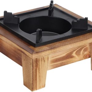 Jerliflyer Alcohol Wood Stove,Japanese Portable Stove Belly Stove for Outdoor Picnic for Soup Pot Roasting Pan Kettle