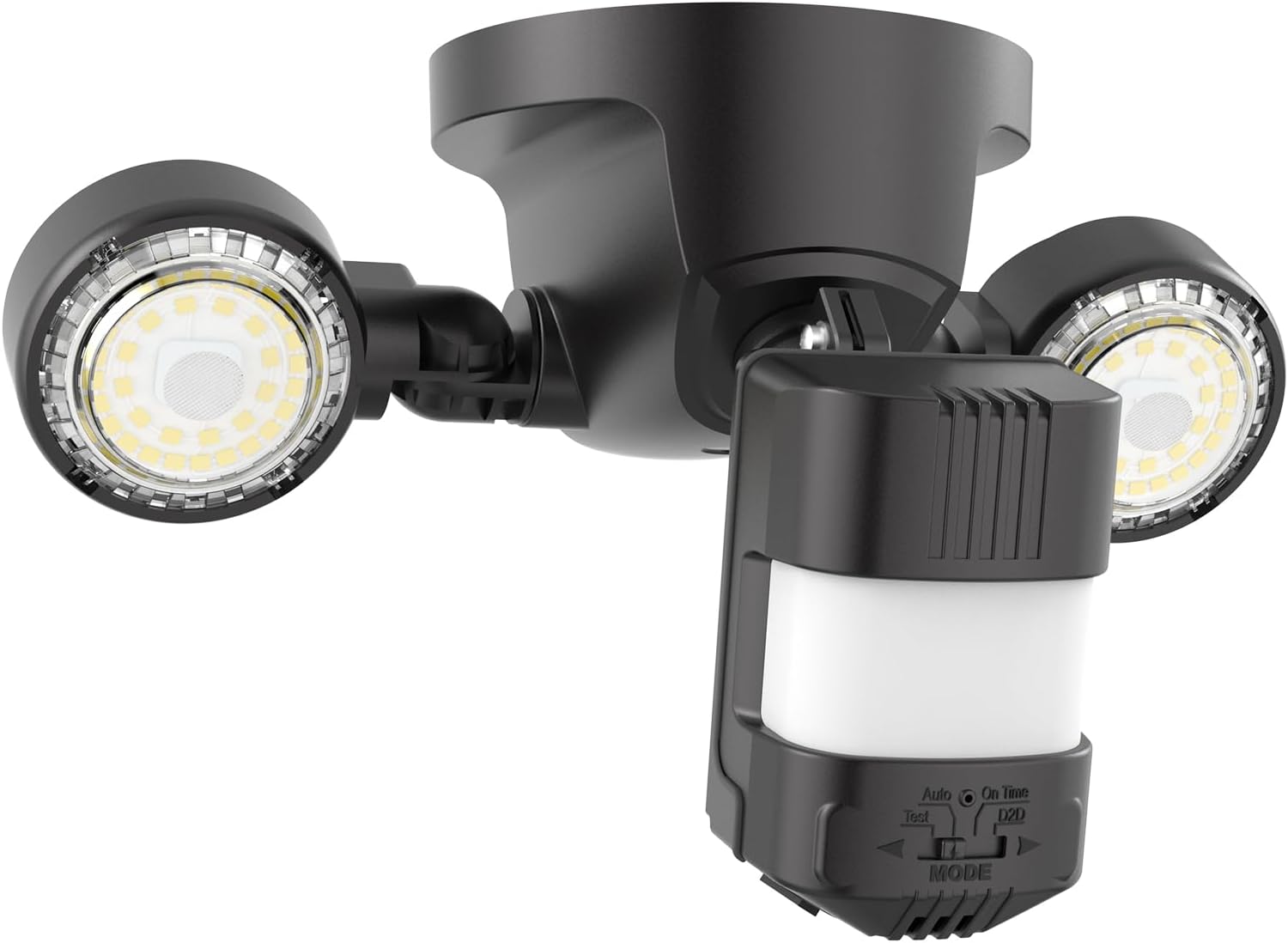 SANSI 25W Black Motion Sensor Outdoor Light 3000LM Flood Lights Outdoor+ONE Upgraded with Remote - Image 2
