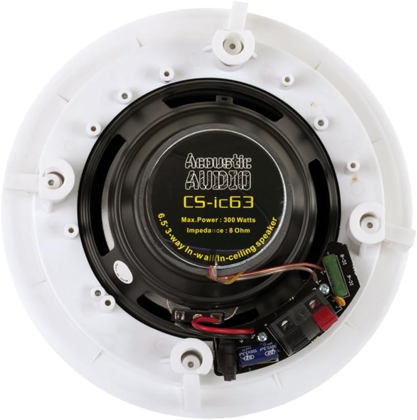 Acoustic Audio CS-IC63 in Ceiling 6.5" Home Theater 5 Speaker Set 3 Way 1500 Watt CS-IC63-5S - Image 4