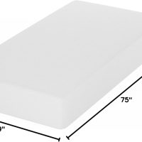 Furinno Tidur Cooling Gel Memory Foam Mattress, 10 Inch, Twin, White - Image 2