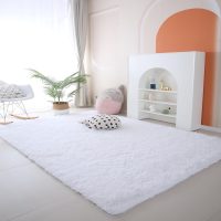 CAIYUECS Ultra Soft Shag Area Rug for Indoor, Kids Bedroom Living Room, Non-Skid Modern Nursery Faux Fur Fluffy Plush Rugs for Home Decor (5x7 Feet, White) - Image 3
